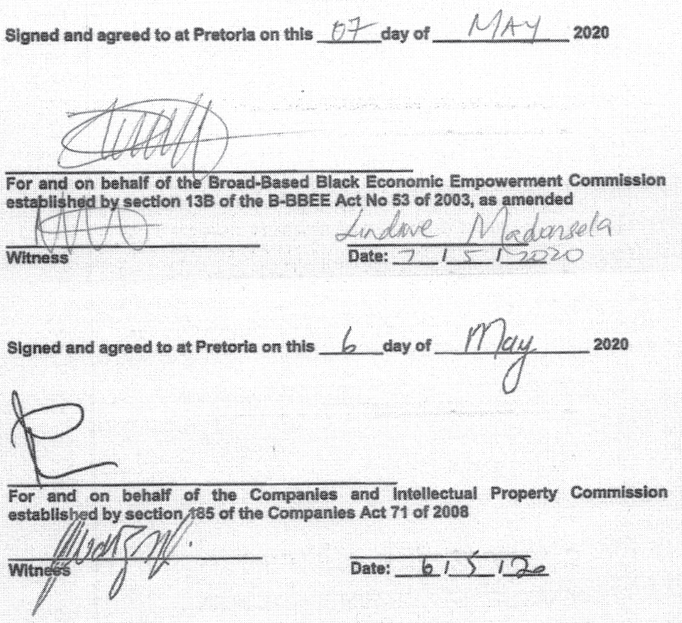 N1077 Memorandum of Agreement