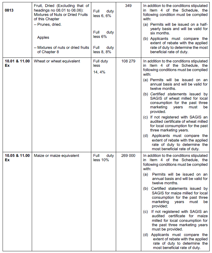 N2512 Table 1 vi