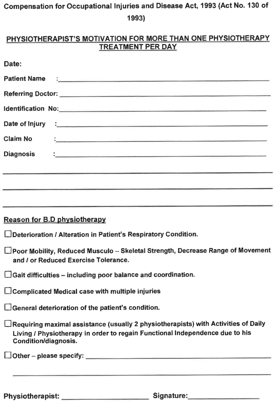 N180 Form more than one treatment