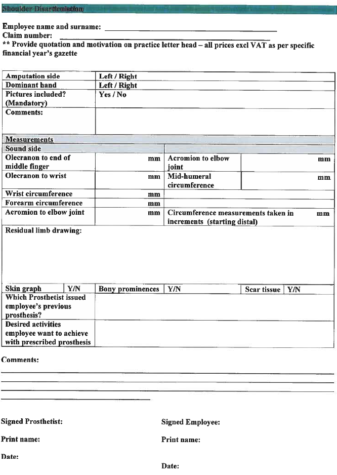 GN1700 O&P Supply Protocol Form 7 Specific Forms (5)