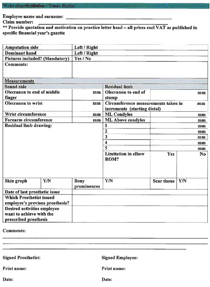 GN1700 O&P Supply Protocol Form 7 Specific Forms (3)