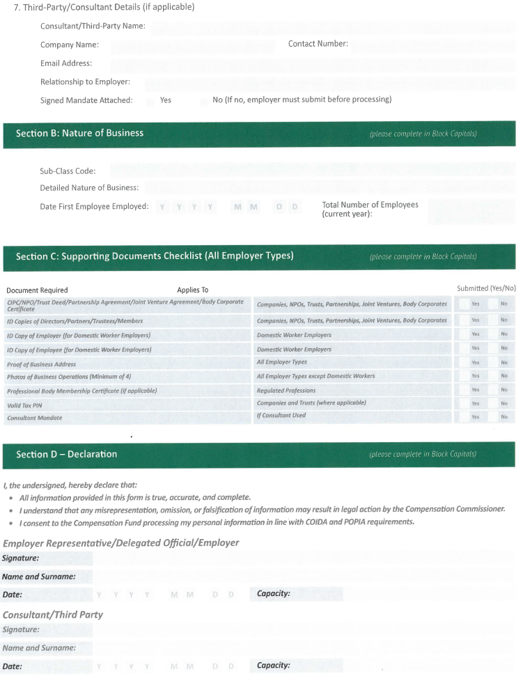 N3060 Confirmation of Employer Registration Details Form ii
