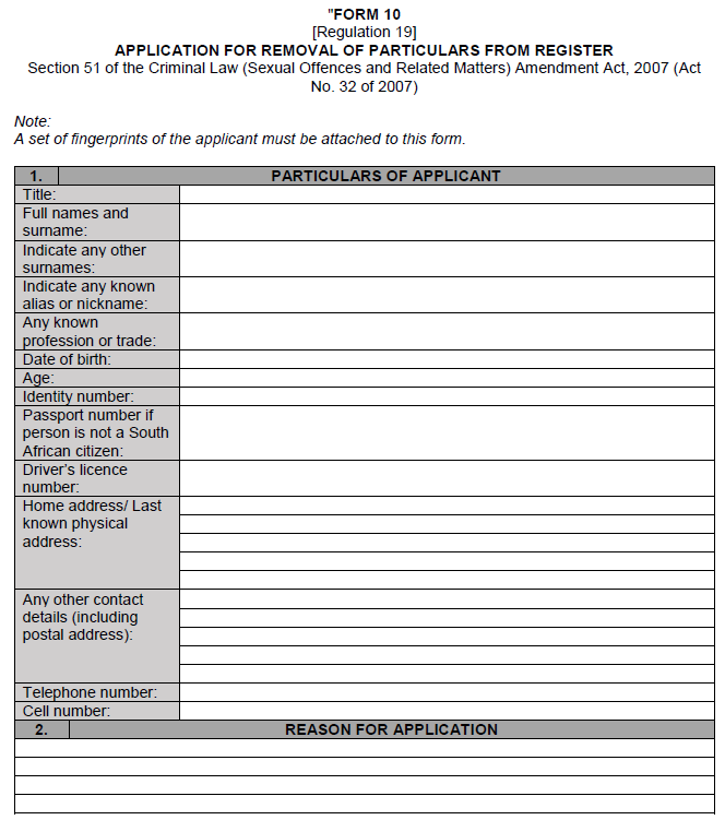 R561 Form 10 Annex B i