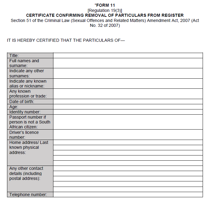 R561 Form 11 Annex B i