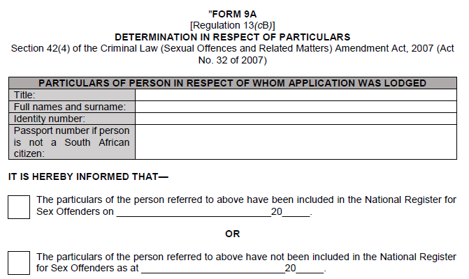 R561 Form 9A Annex B i