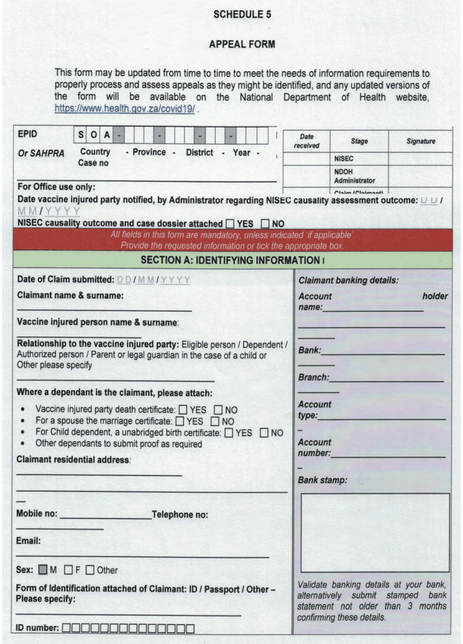 N1987 Sched 5 Appeal Form i