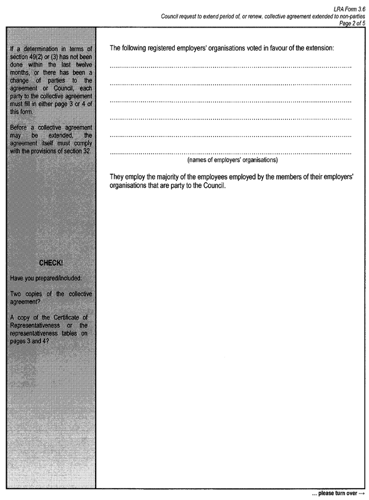 LRA Form 3.6 (page 2)