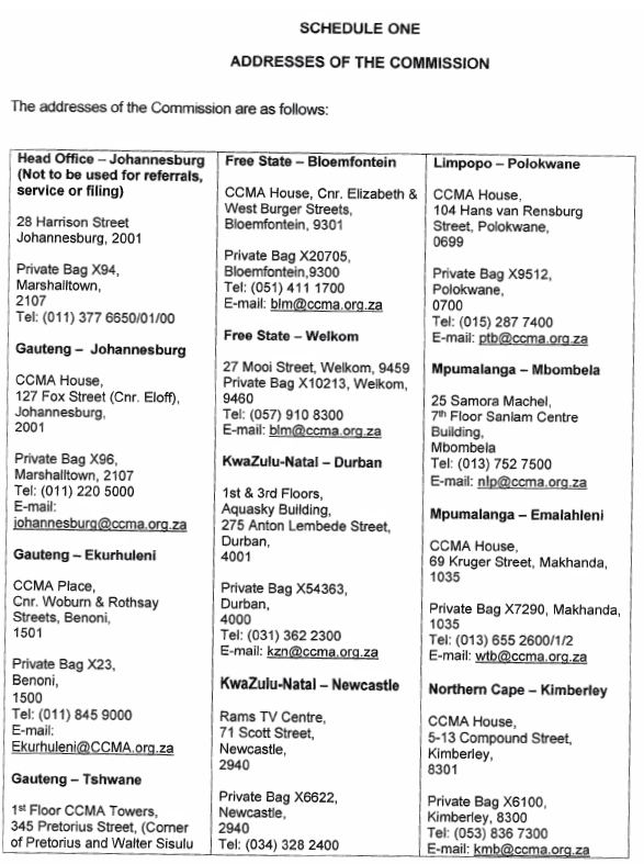 R3318 Schedule One i