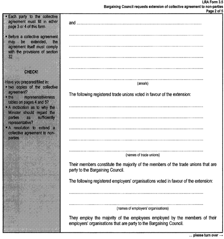 LRA Form 3.5 (page 2)
