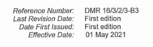 N327 Guidance Note Reference