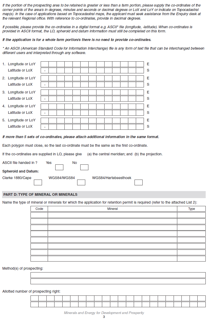 Annexure I Form G (3)