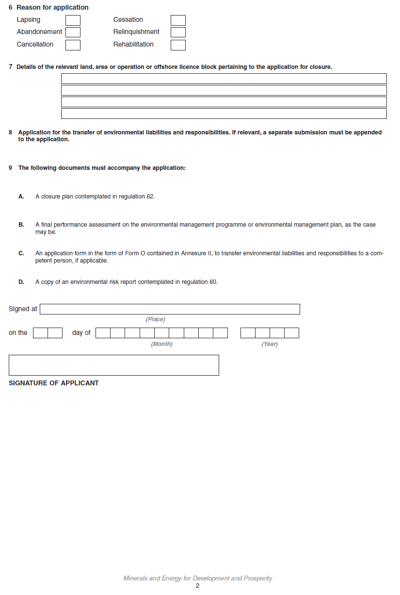 Annexure II Form P (2)