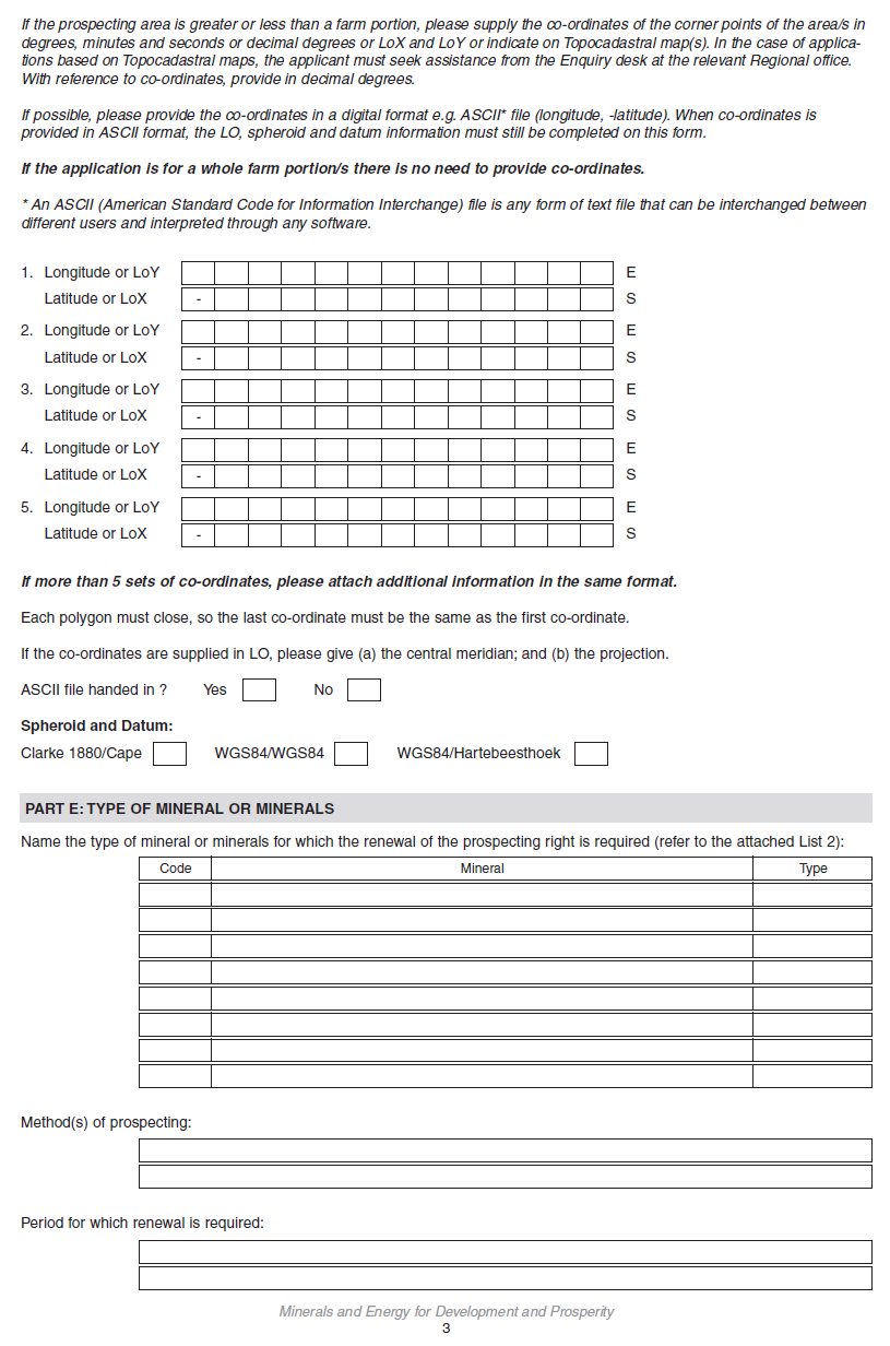 Annexure I Form C (3)