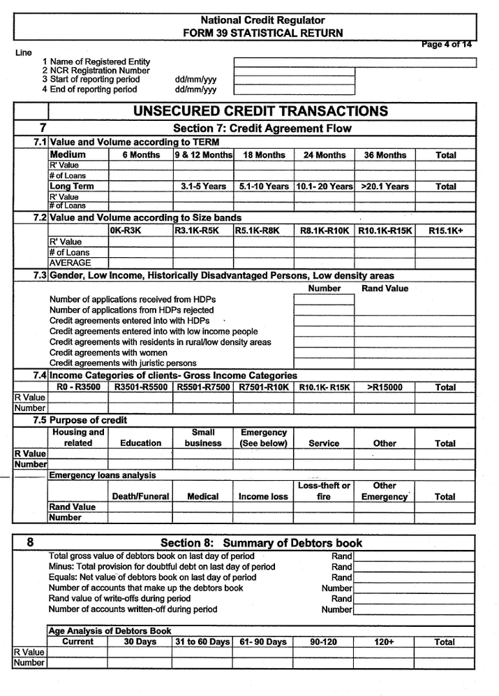 NCR Form 39 (Page 4)