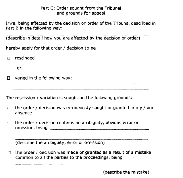 Rules Part 6 Form TI.165 (page 3)