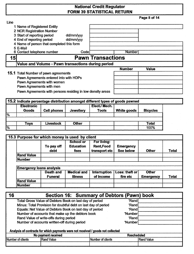 NCR Form 39 (Page 8)