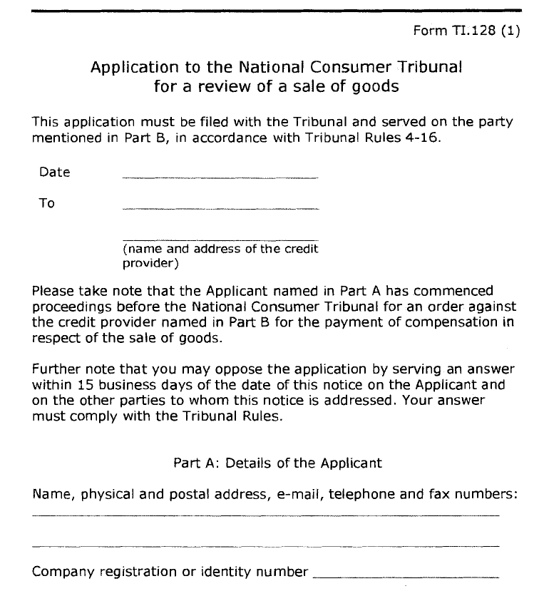 Form TI.128(1)-1