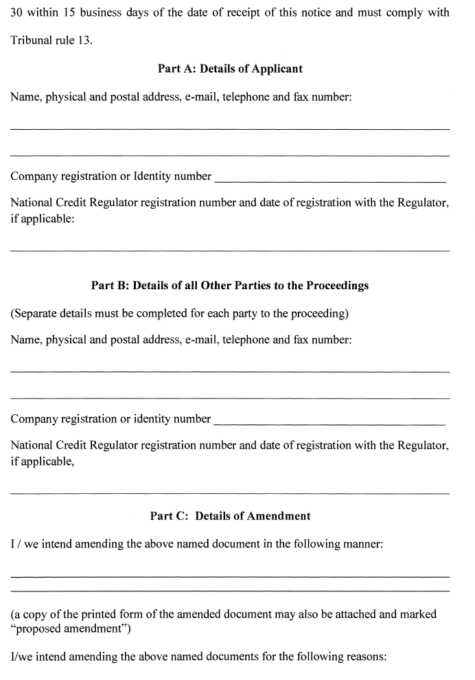 Rules Part 5 Form TI.r15 (page 2)