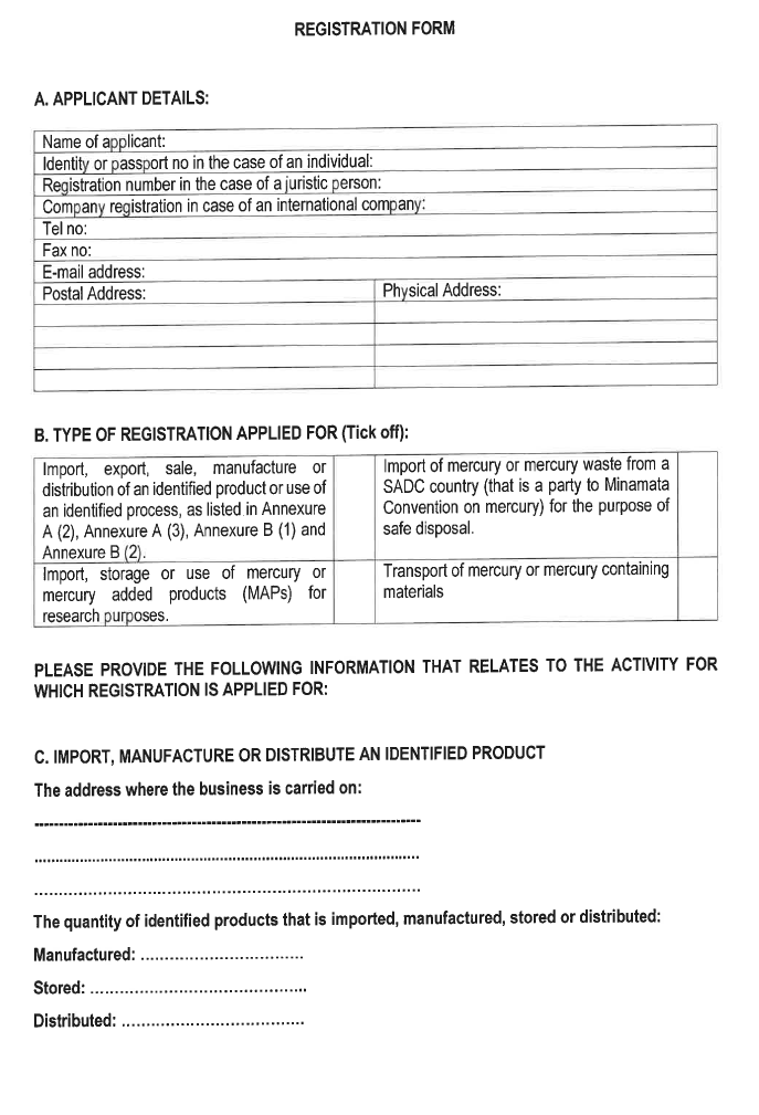 N6073 Annex Registration Form
