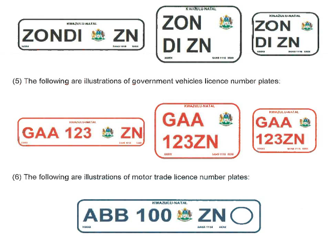 R4110 Annex 1 Illustrations of licence number plates (2)