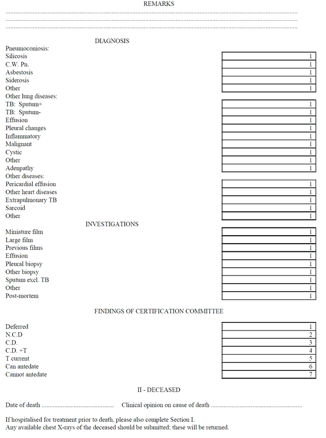 Application for examination for certificate of fitness-(7)