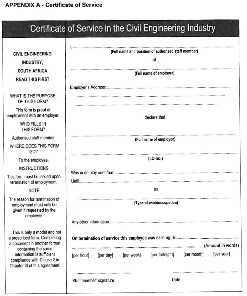 R1640 Appendix A - Certificate of Service