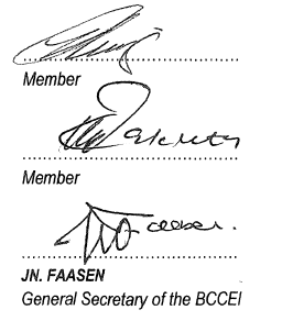 R488 BCCEI signatures