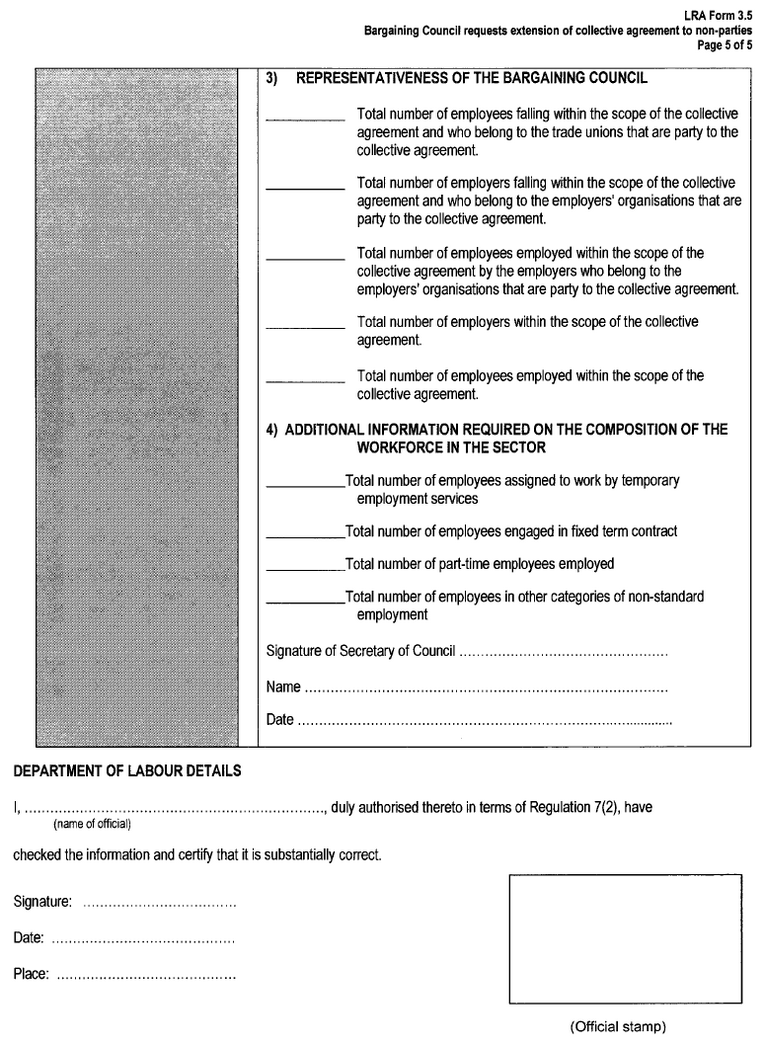 LRA Form 3.5 (page 5)