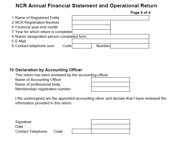 NCR Form 40 (Page 4)
