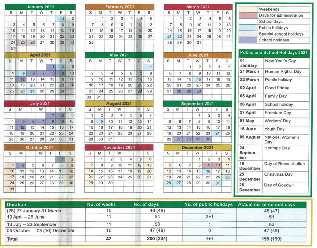 N1055 2021 School Calendar