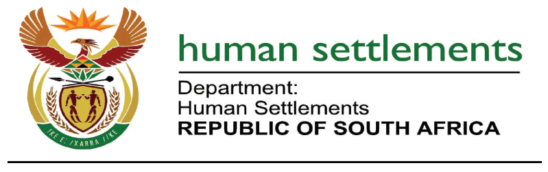 N1076 Department of Human Settlements logo